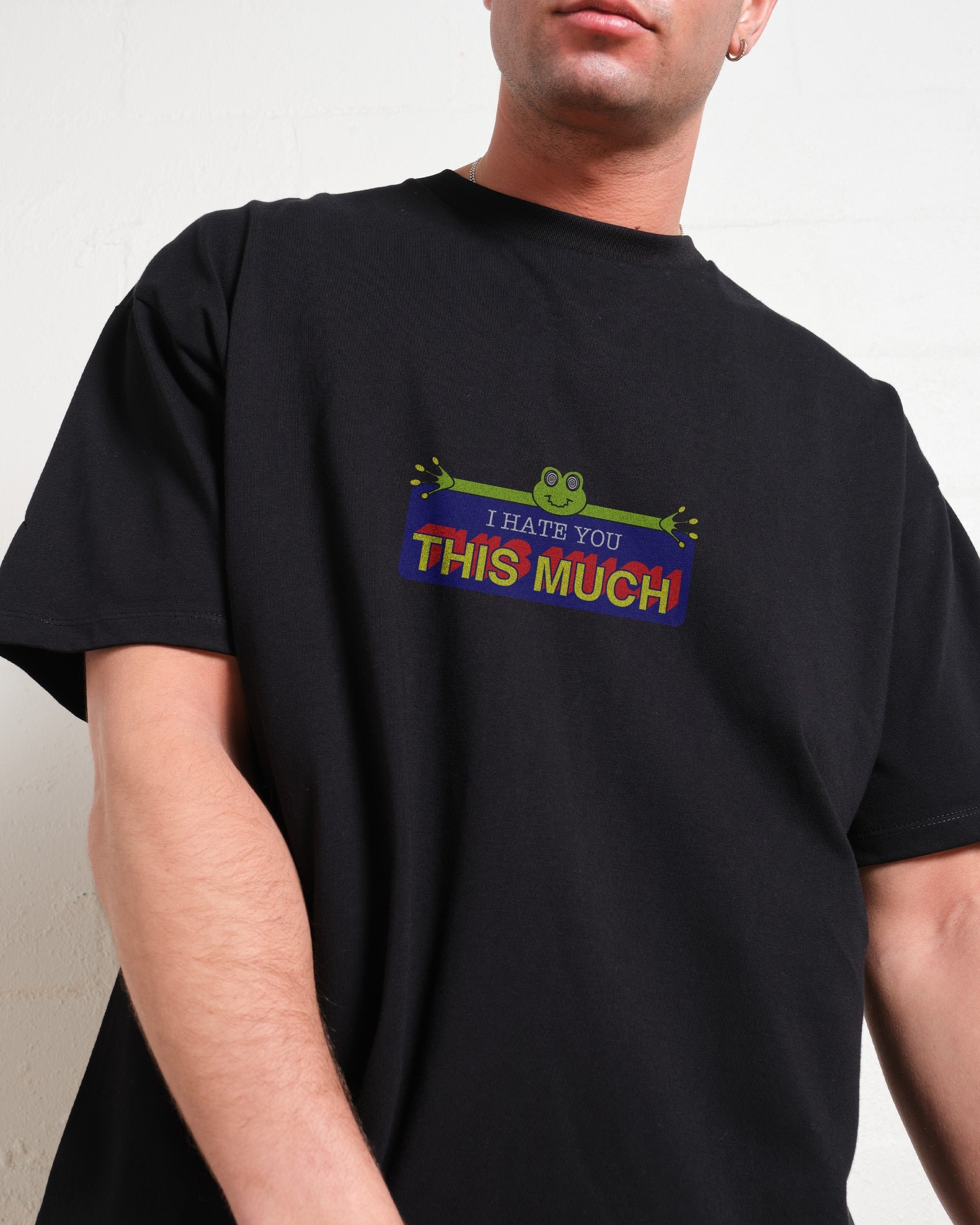 This Much Oversized Graphic Tee Unisex 90s Boxy Fit 100% Combed Cotton