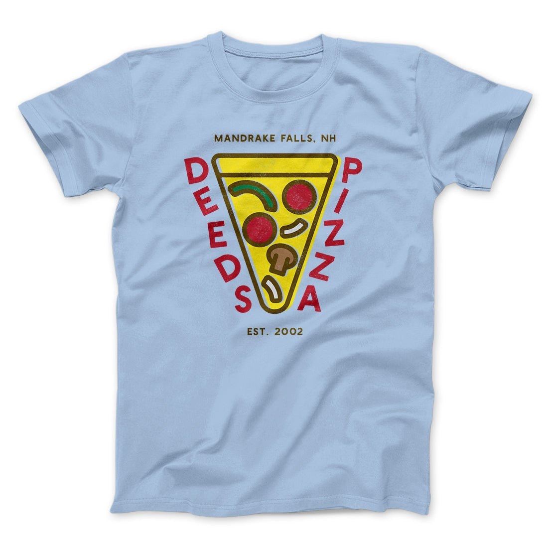 Deeds Pizza Funny Movie Unisex T-Shirt - Soft Cotton Crew Neck Tee