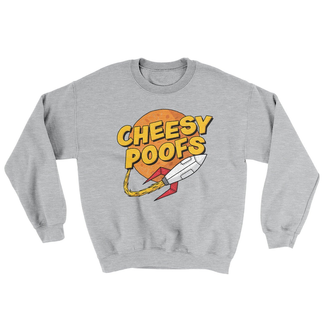 Cheesy Poofs Ugly Sweater Crewneck Sweatshirt