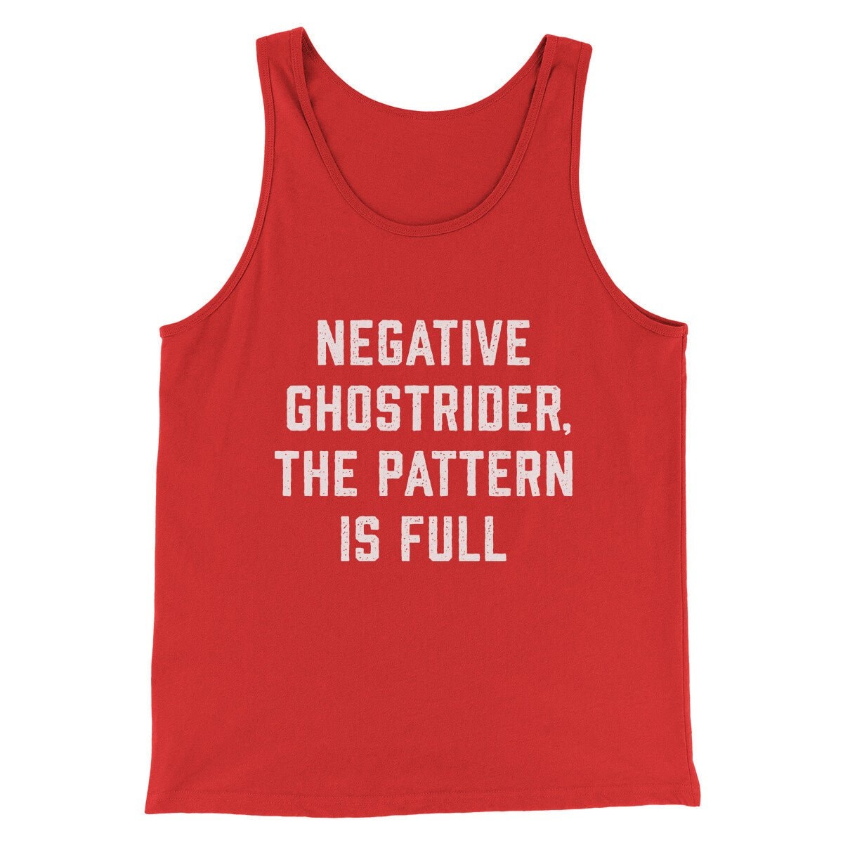 Negative Ghostrider The Pattern Is Full Funny Movie Unisex Tank Top