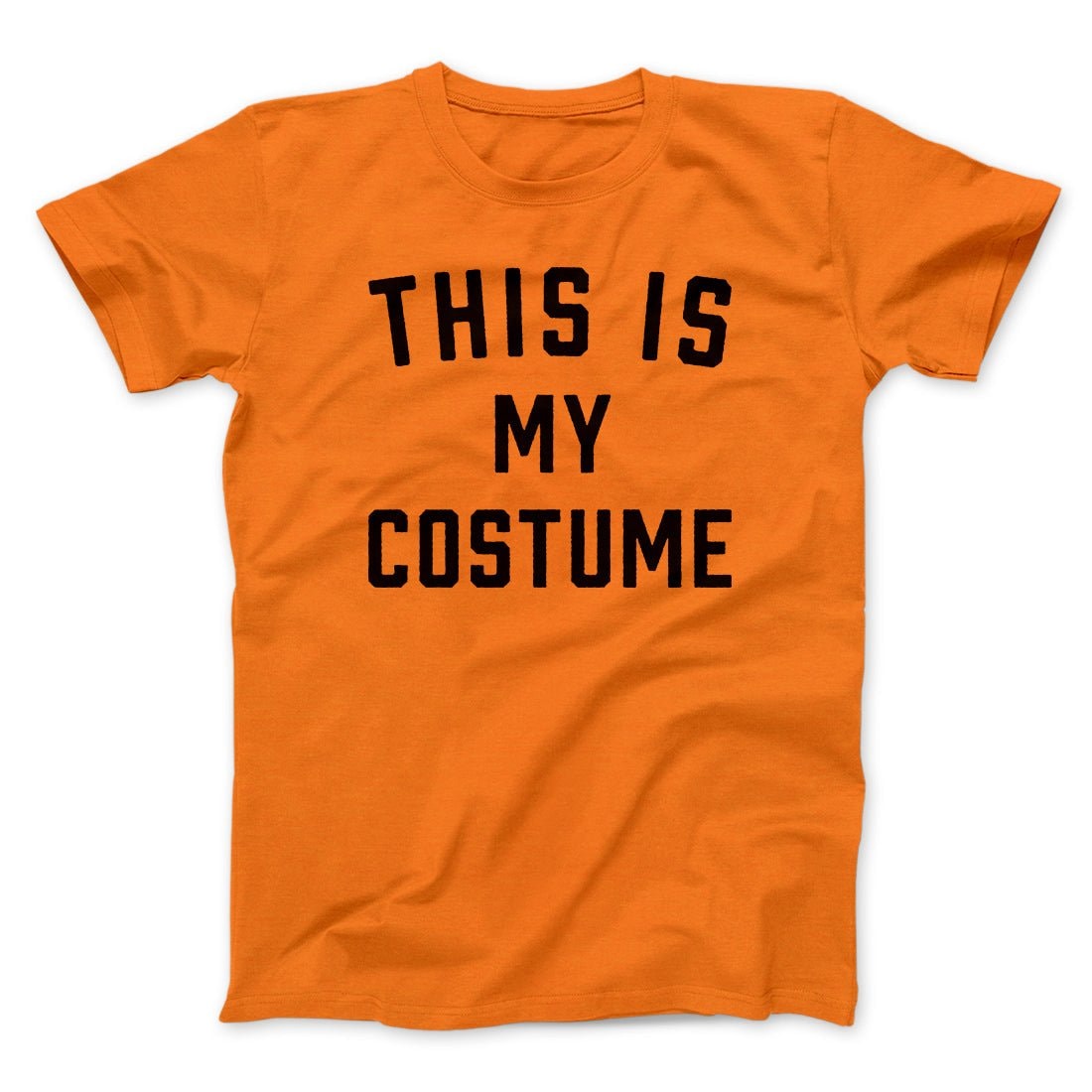 This Is My Costume Men's Unisex T-Shirt - Soft Cotton Crew Neck Graphic Tee