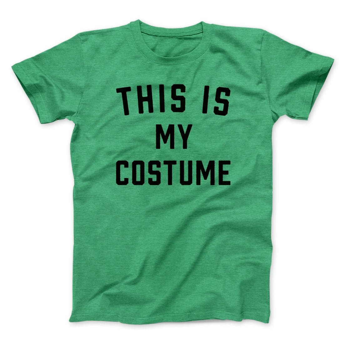 This Is My Costume Men's Unisex T-Shirt - Soft Cotton Crew Neck Graphic Tee
