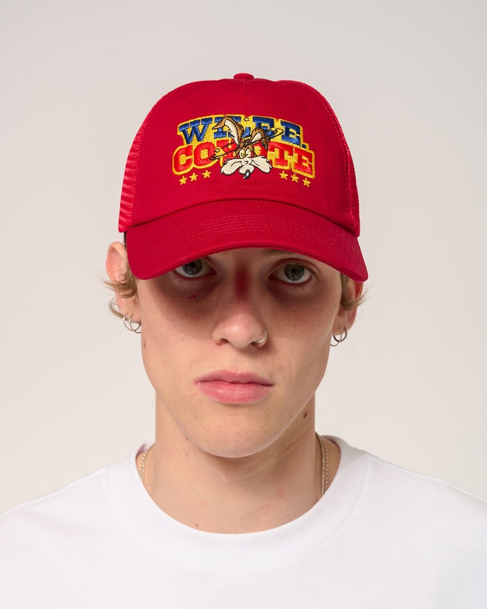 Wile E. Coyote Trucker Hat - Official Looney Tunes Premium Mesh Adjustable Unisex