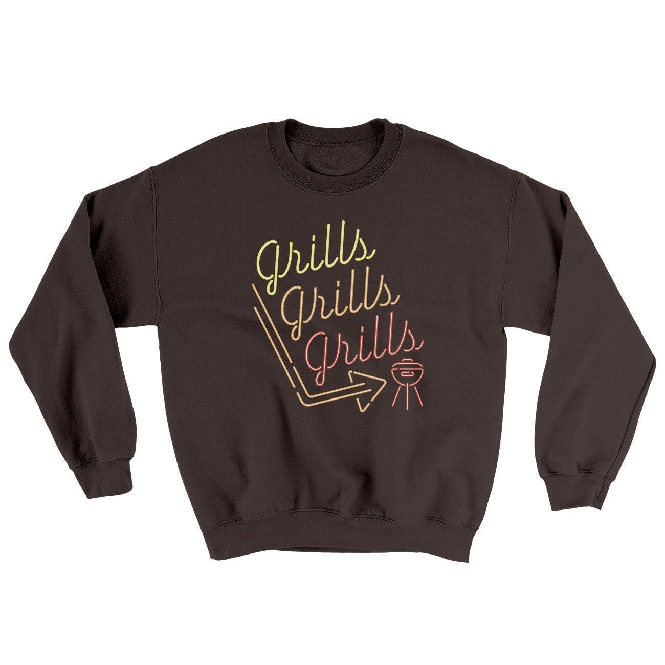 Grills Grills Grills Ugly Sweater Crewneck Sweatshirt
