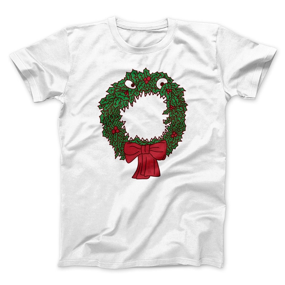 Christmas Nightmare Wreath Funny Movie Unisex Cotton Crew Neck T-Shirt