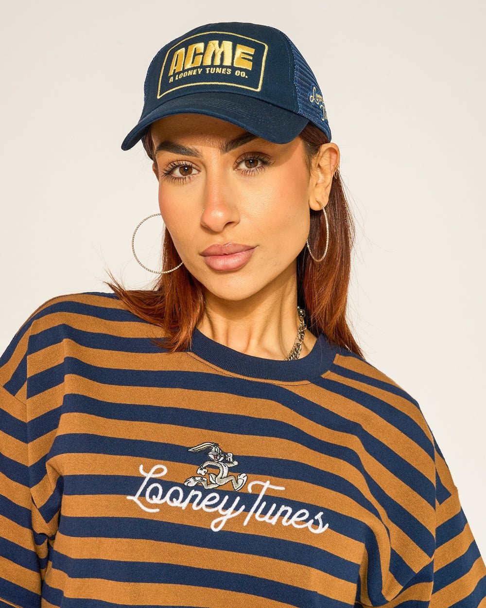 Acme Trucker Hat Official Looney Tunes Collab Premium Mesh Adjustable Unisex