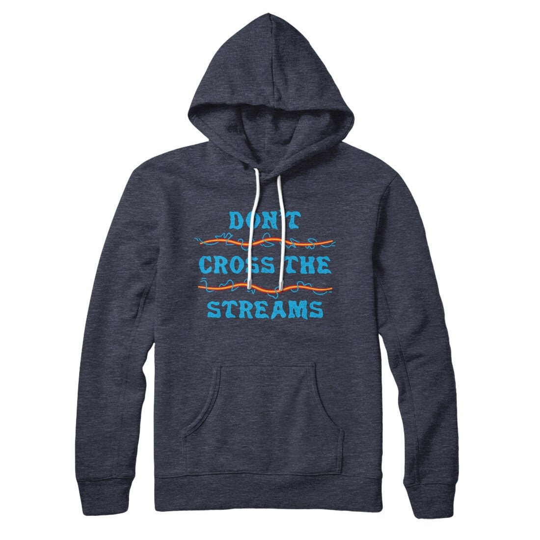 Don't Cross Streams Unisex Pullover Hoodie with Kangaroo Pocket