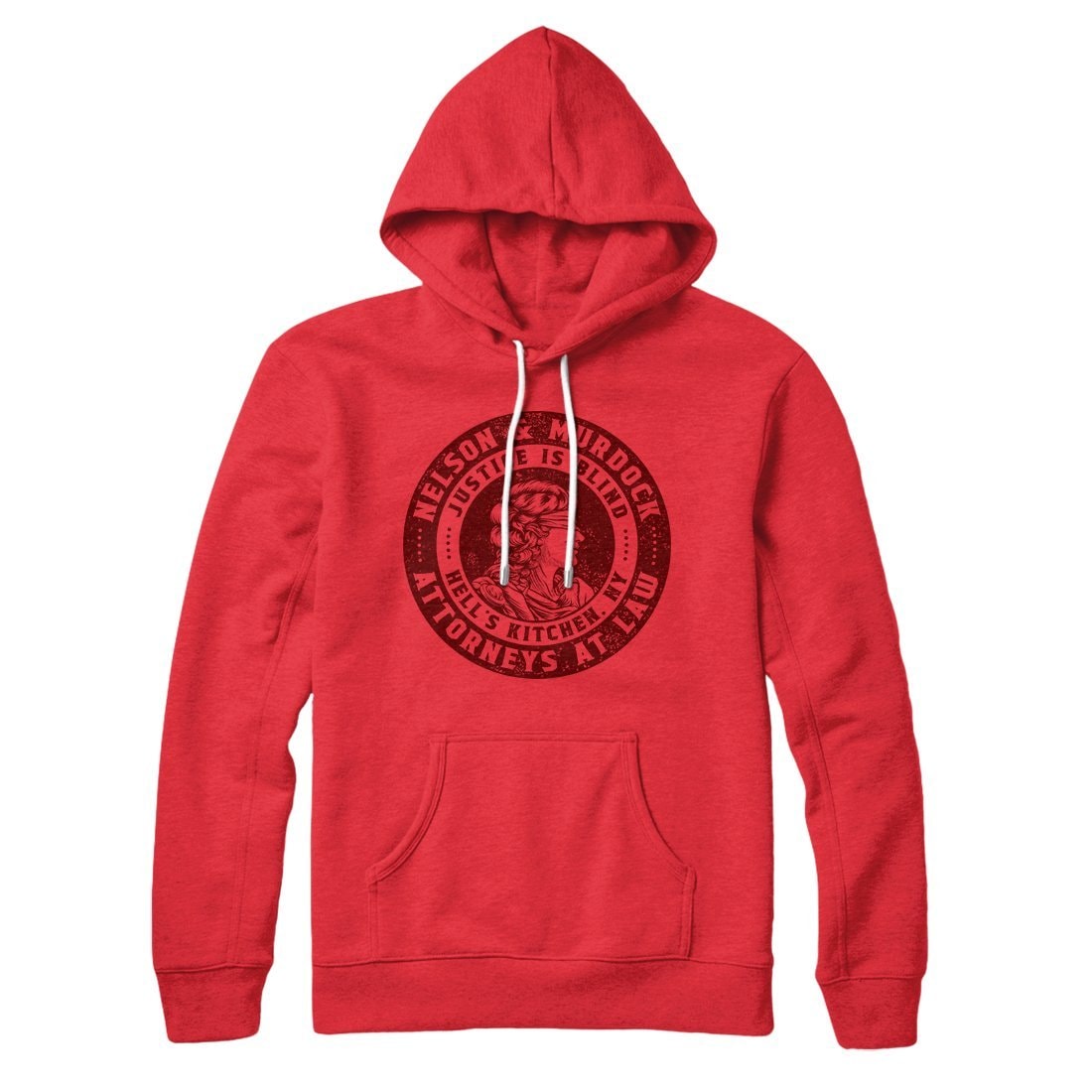 Nelson And Murdock Attorneys At Law Unisex Pullover Hoodie - Cotton Polyester Blend