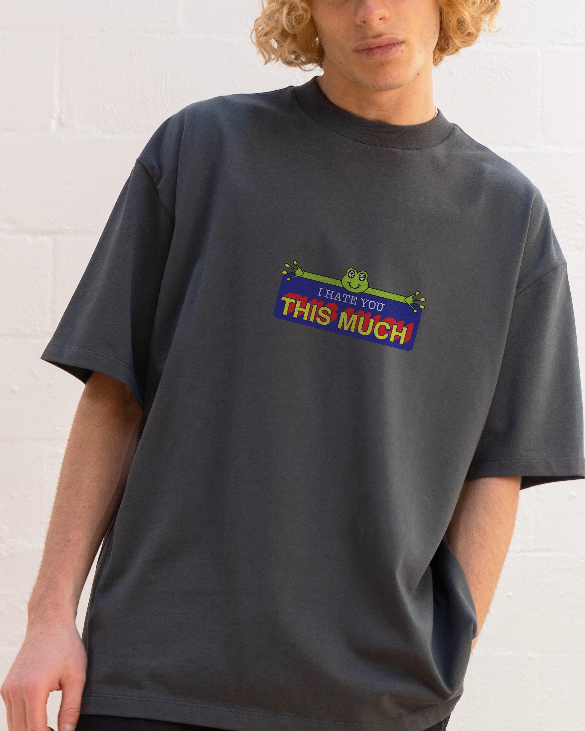 This Much Oversized Graphic Tee Unisex 90s Boxy Fit 100% Combed Cotton