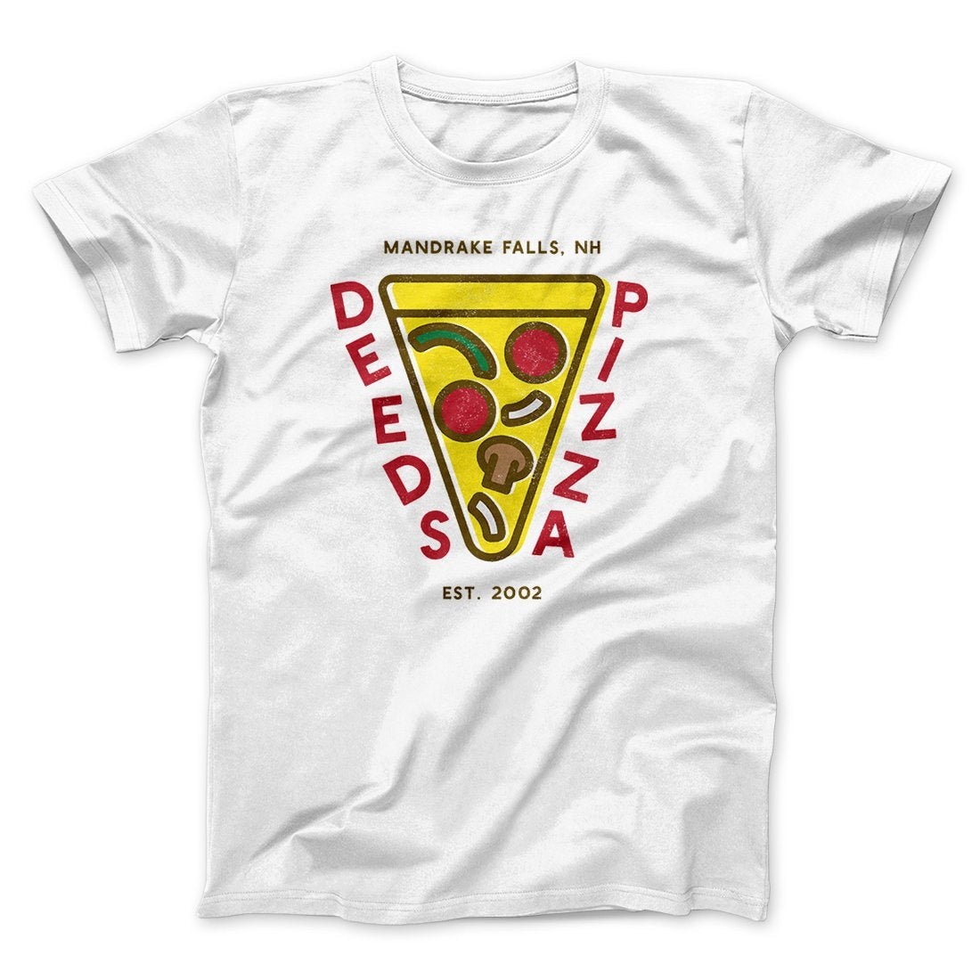 Deeds Pizza Funny Movie Unisex T-Shirt - Soft Cotton Crew Neck Tee