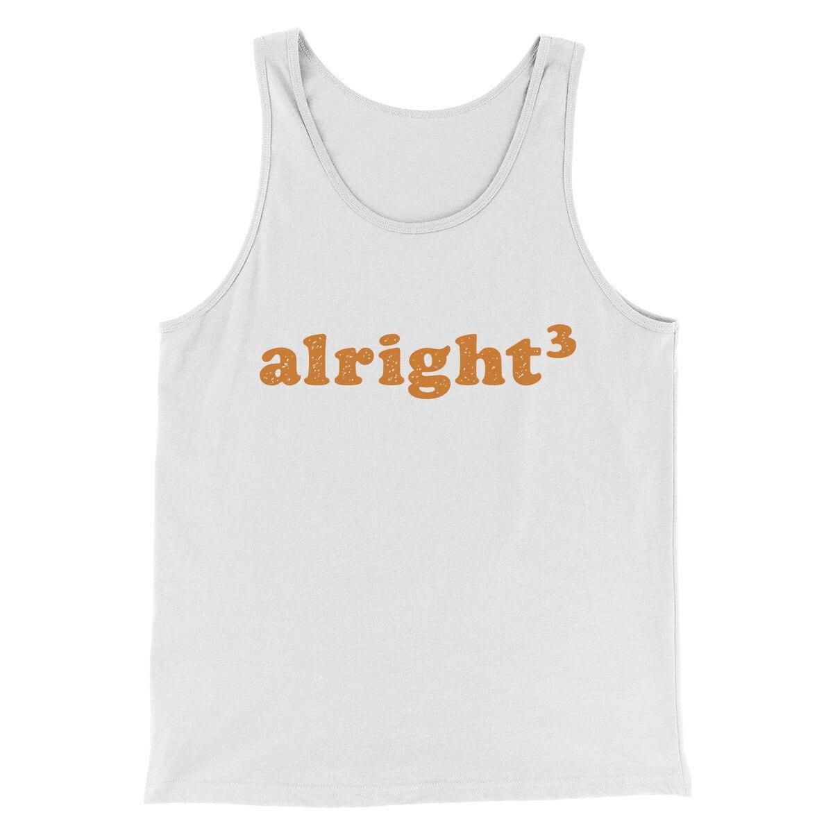 Alright Cubed Funny Movie Unisex Tank Top - Redheads Graphic