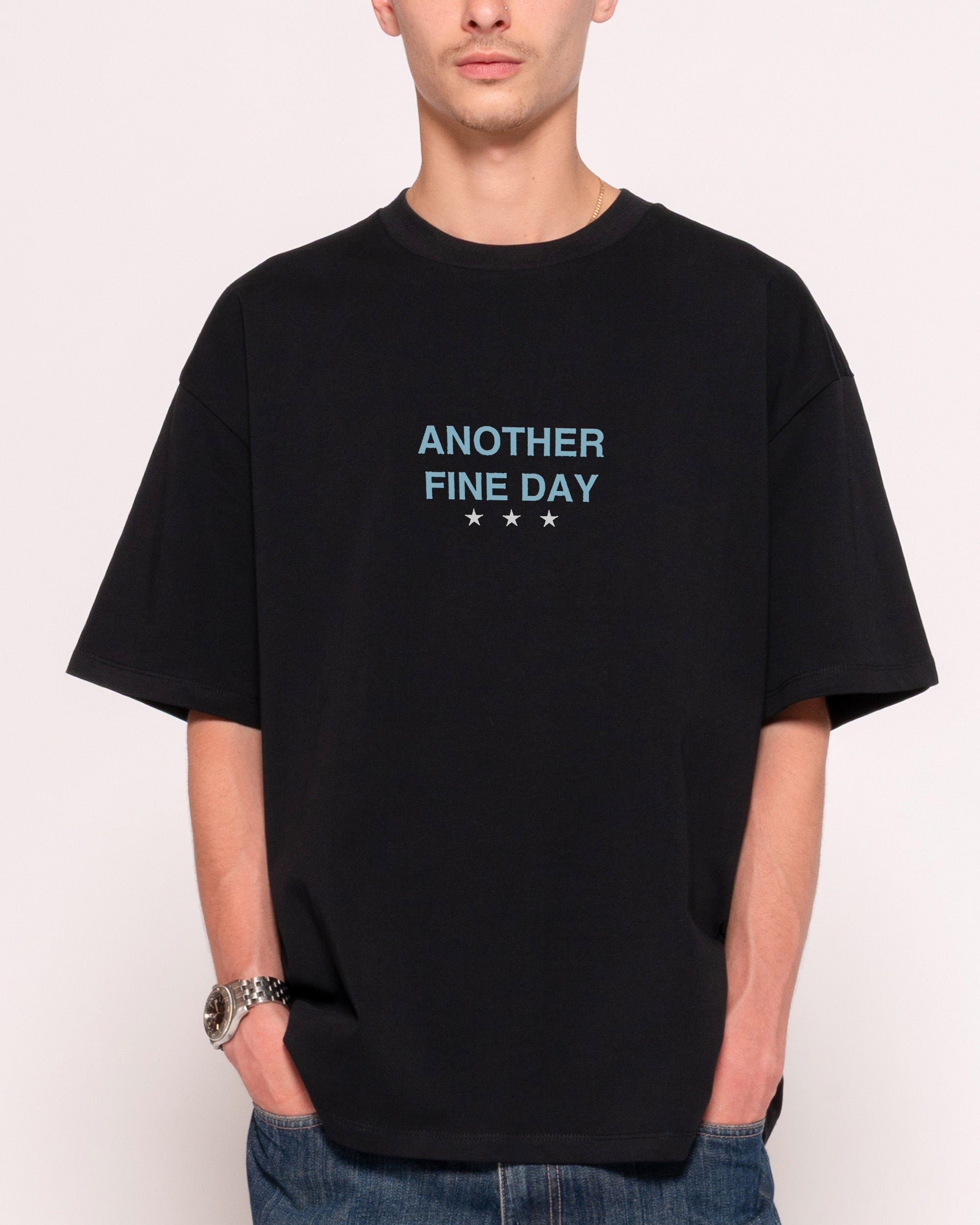 Another Fine Day Ruined Oversized Graphic Tee - Threadheads Unisex 100% Combed Cotton