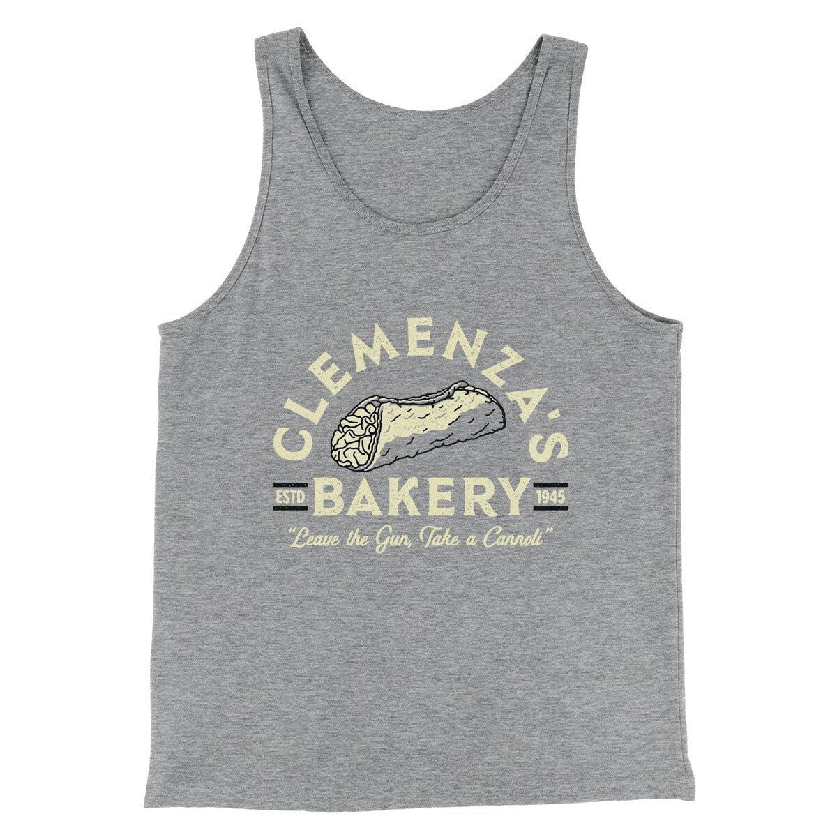 Clemenza’s Bakery Men/Unisex Tank Top - Godfather Quote Print, Combed Cotton