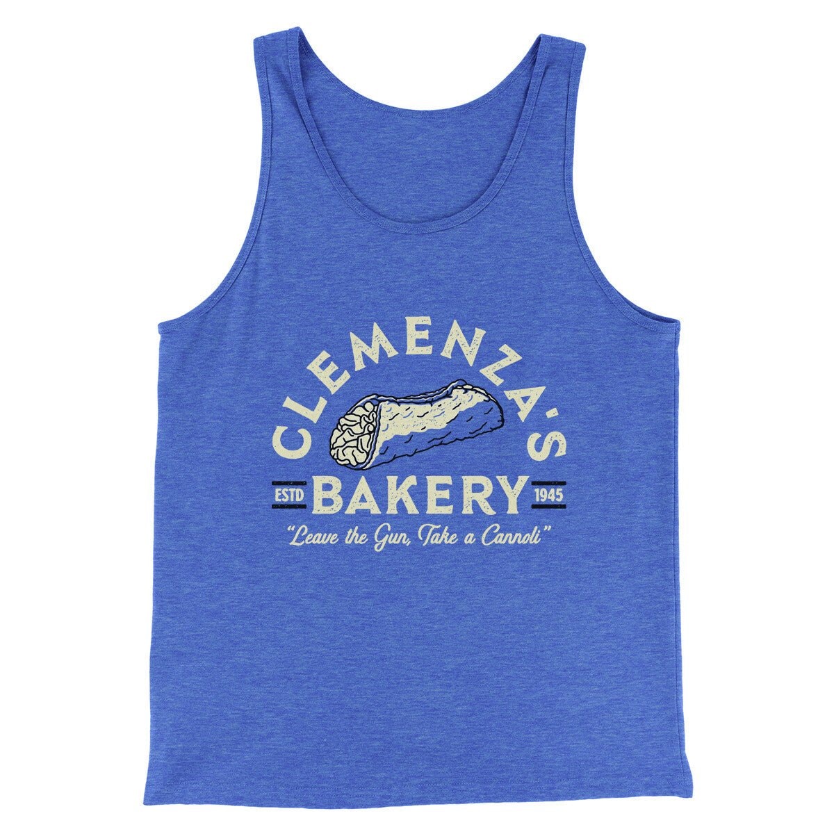 Clemenza’s Bakery Men/Unisex Tank Top - Godfather Quote Print, Combed Cotton
