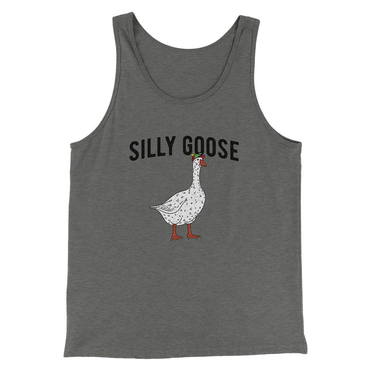 Silly Goose Men/Unisex Tank Top - Modern Fit Combed Cotton
