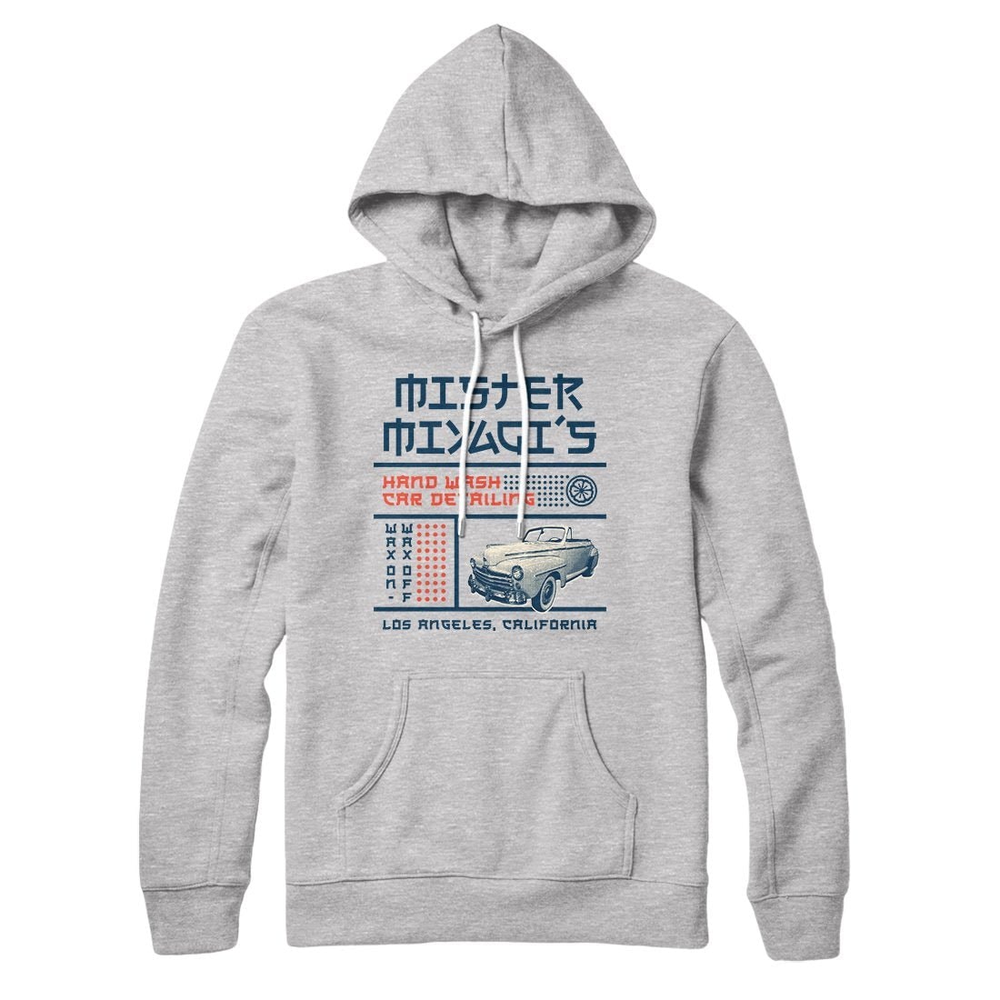 Mr. Miyagi's Car Detailing Unisex Hoodie - Cotton Polyester Pullover with Kangaroo Pocket