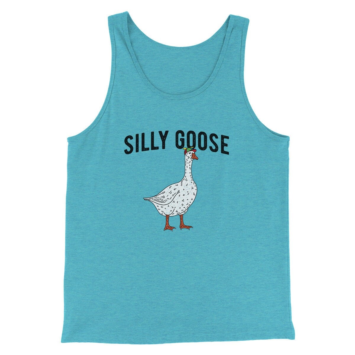 Silly Goose Men/Unisex Tank Top - Modern Fit Combed Cotton