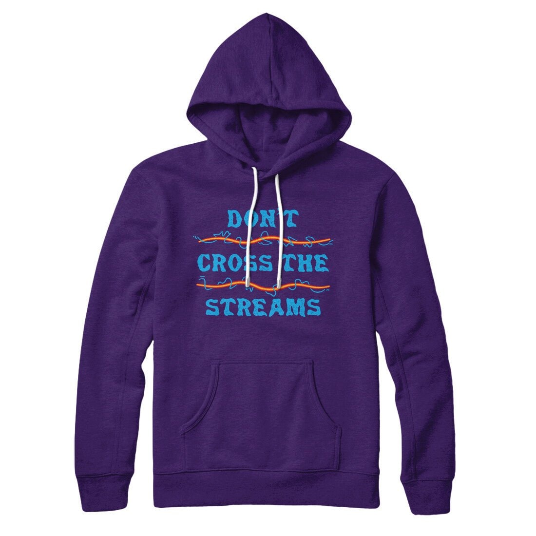 Don't Cross Streams Unisex Pullover Hoodie with Kangaroo Pocket