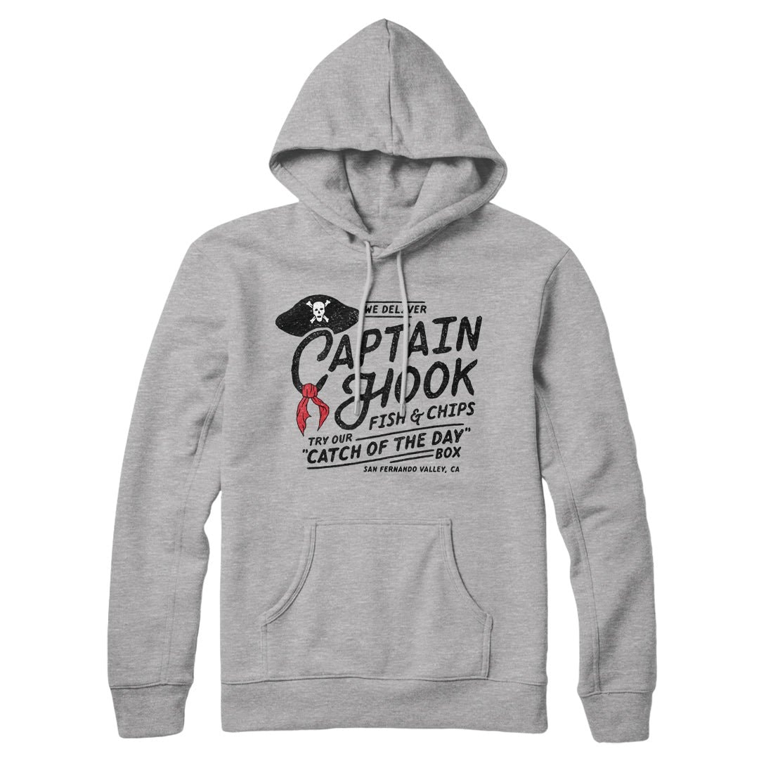 Captain Hook Fish And Chips Unisex Pullover Hoodie